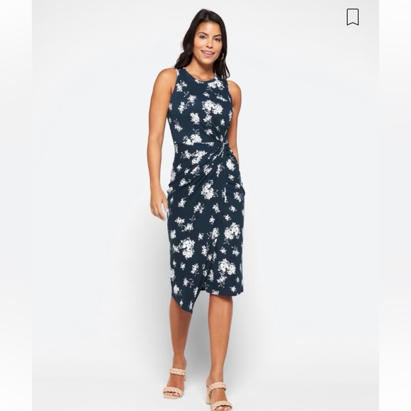 nine britton Dresses Nine Britton Abigail Brushed Knit Midi Dress
